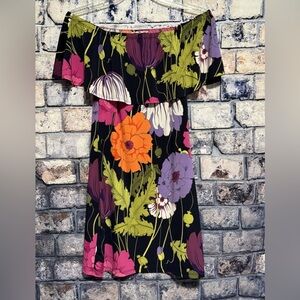 Trina Turk Off Shoulder Dress sz XS